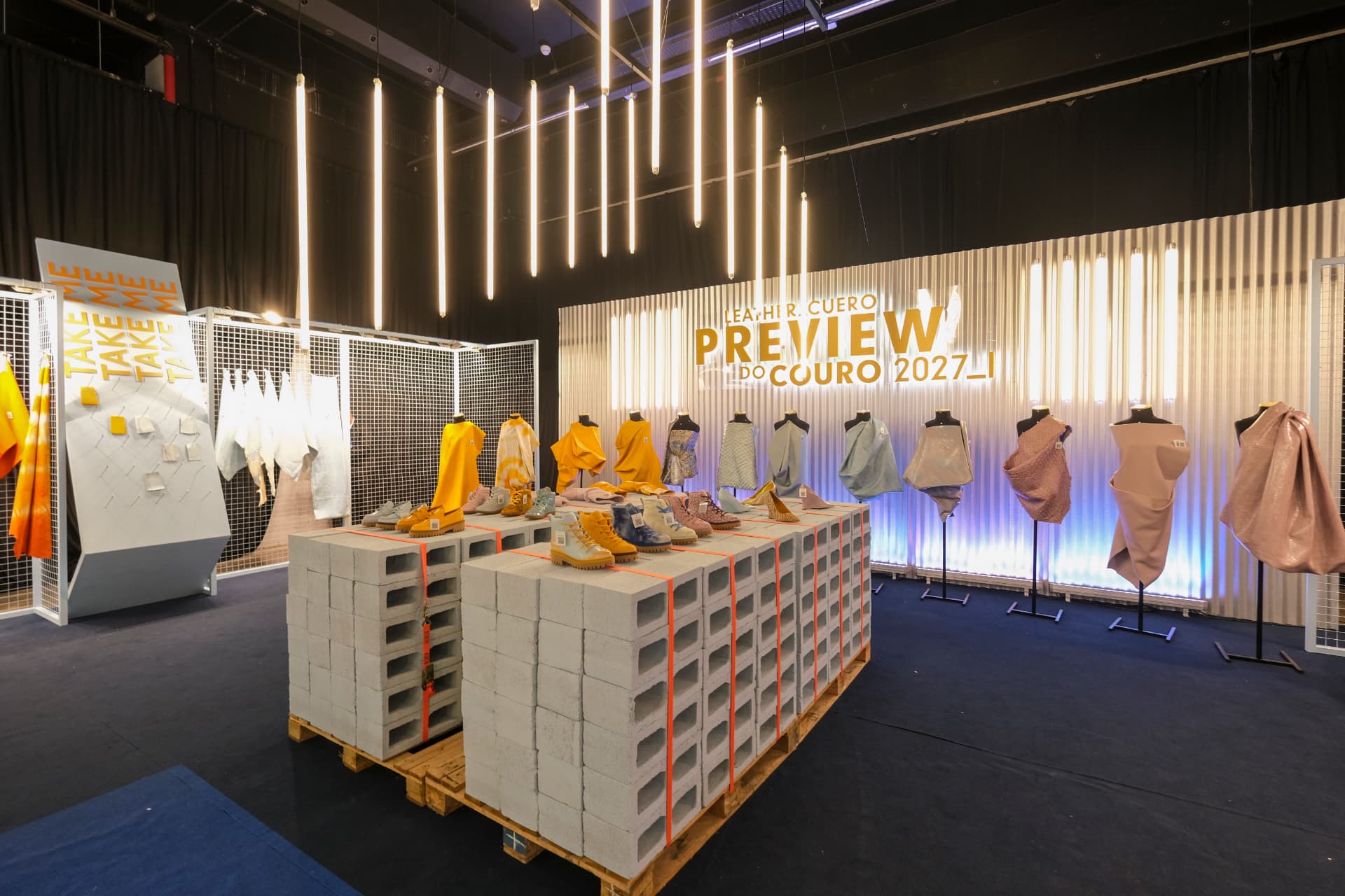 Stand Preview do couro